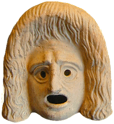 Трагическая маска античного театра (1)